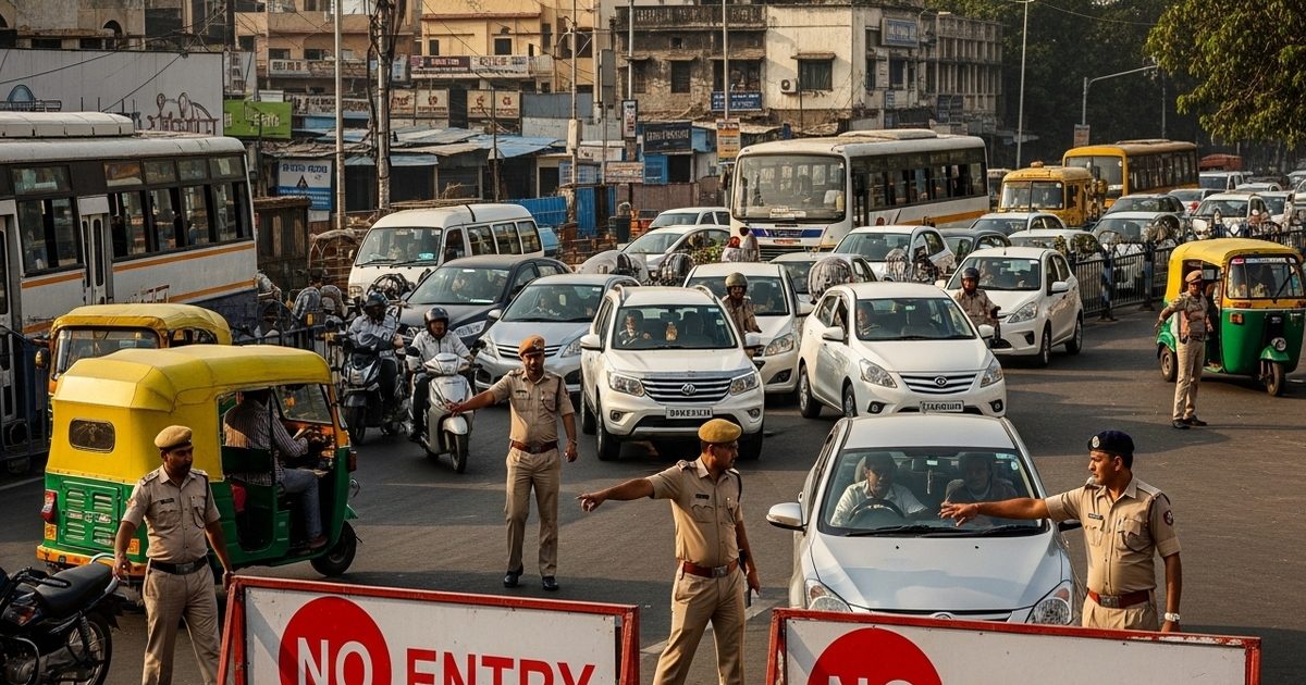 दिल्ली में कोहरा घना है, इन रास्तों पर 4 दिन तक जाना मना है, घर से निकलने से पहले पढ़ लें ट्रैफिक एडवाइजरी