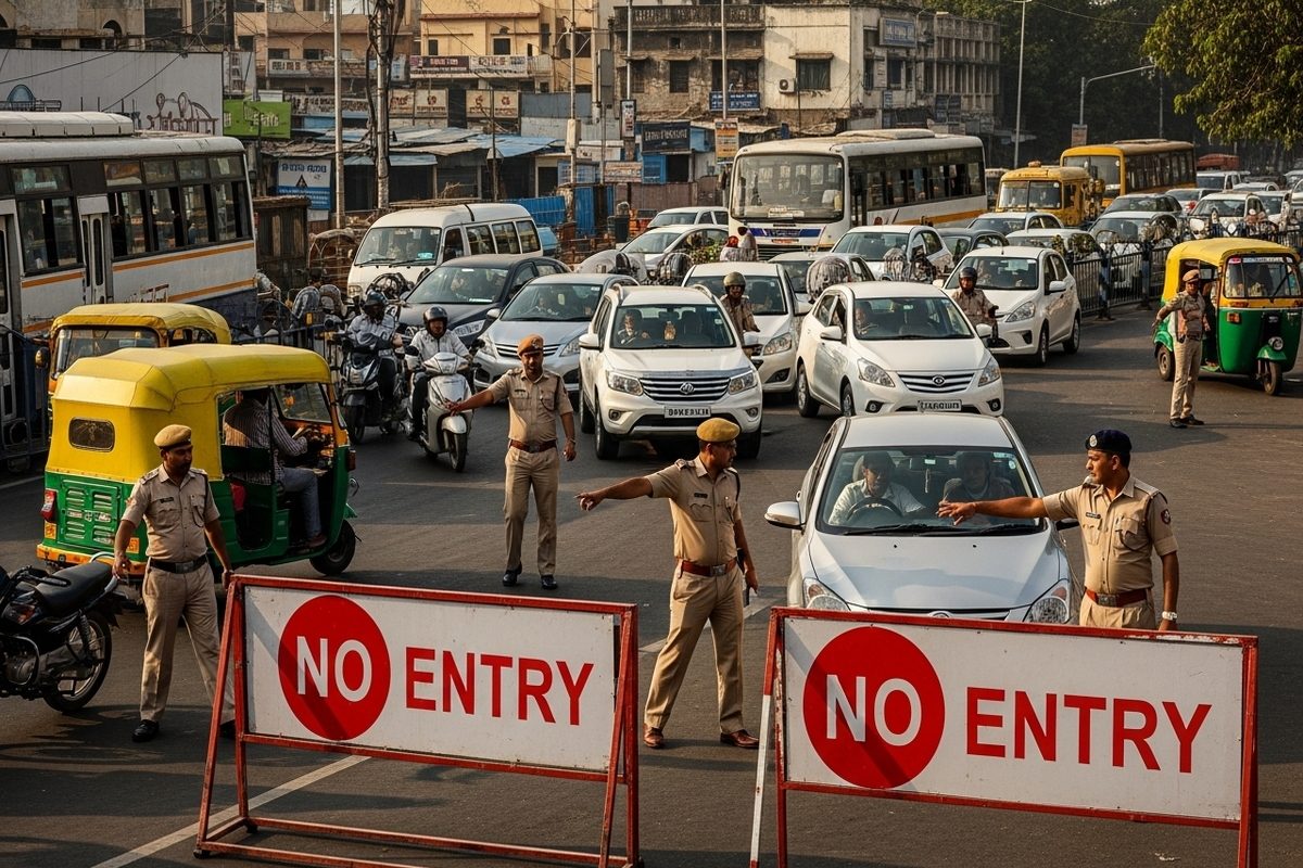 दिल्ली में कोहरा घना है इन रास्तों पर 4 दिन तक जाना मना है घर से निकलने से पहले पढ़ लें ट्रैफिक एडवाइजरी