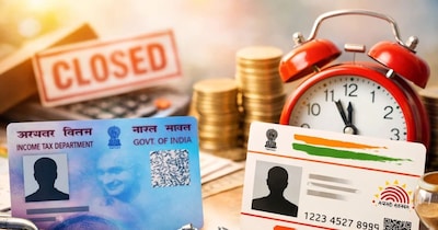 31 दिसंबर आखिरी तारीख: PAN-Aadhaar लिंक नहीं होने पर ITR, बैंकिंग और निवेश सेवाएं हो सकती हैं बंद.(Image:AI)