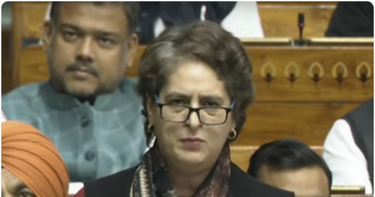 वंदे मातरम पर बहस कराना महापाप, प्रियंका ने राष्ट्रगीत को बताया भारत की आत्मा