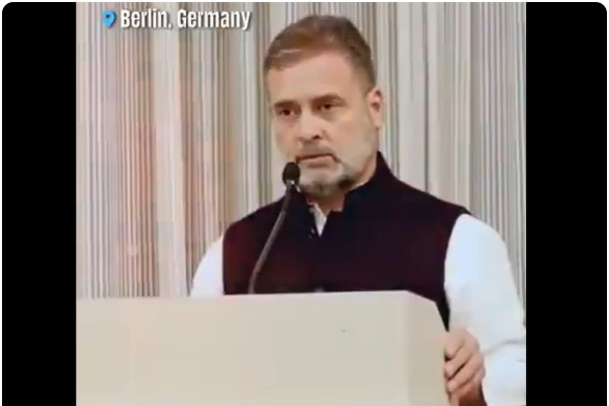 लोकतंत्र सिर्फ सरकार का एक सिस्टम नहीं बल्कि जर्मन थिंक टैंक से राहुल गांधी