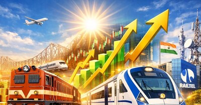 रेलवे से जुड़ी कंपनियों के शेयरों में अचानक उछाल, क्या ये मौका है या सिर्फ सेंटिमेंट का खेल? (Image:AI)