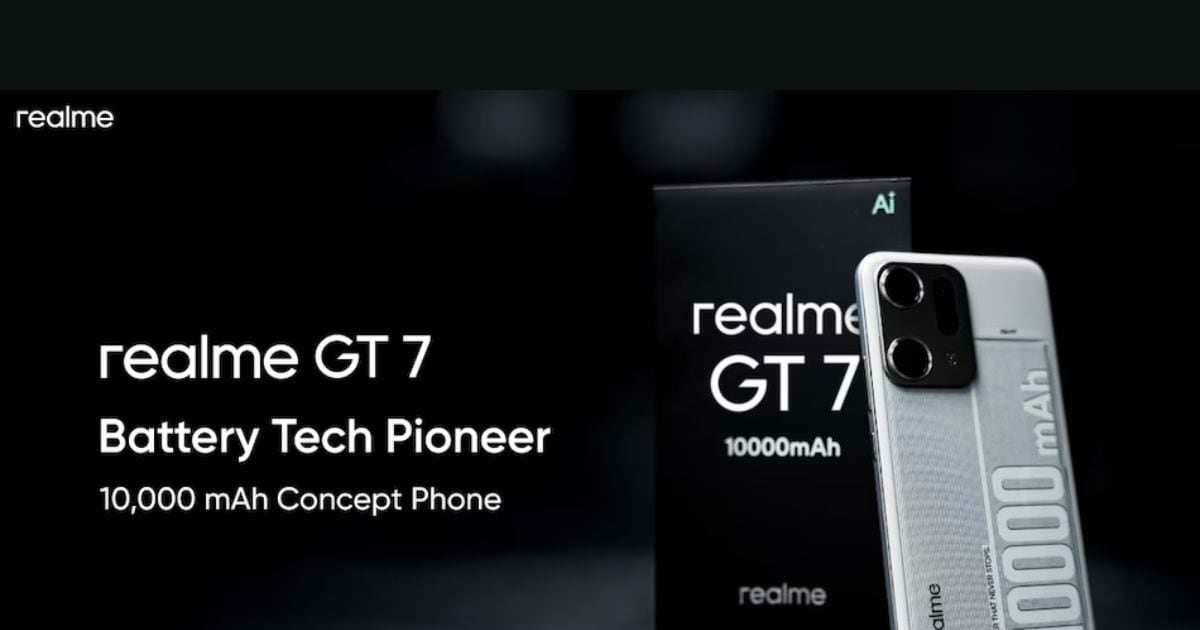 Tach – Realme का 10,001mAh बैटरी वाला नया स्मार्टफोन लीक, जानें फीचर्स.