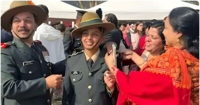 साई जाधव ने देहरादून में इंडियन मिलिट्री एकेडमी से पास आउट किया है.