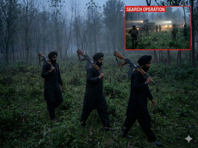 पठानी सूट और कंधे पर हथियार! सांबा में दिखे 3 आतंकी, जंगल में सर्च ऑपरेशन शुरू