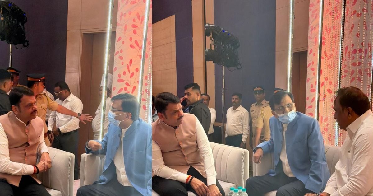 उधर भिड़े शिवसेना-BJP कार्यकर्ता, इधर CM फडणवीस से मिले संजय राउत, क्या है वजह