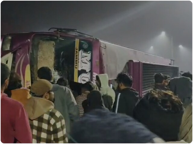 जम्मू के रिंग रोड पर बड़ा हादसा, पिकनिक से लौट रही बस पलटी, 35 बच्चे घायल