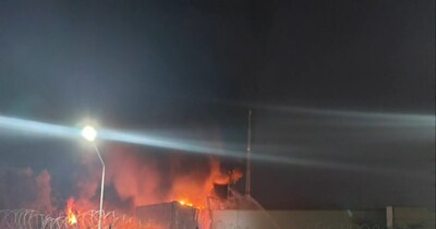 Massive Fire Engulfs JCB Showroom & Warehouse in Rajasthan; Administration on Alert