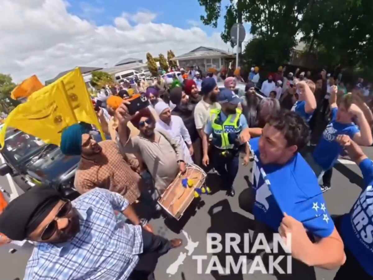 New Zealand Sikh city kirant brawl