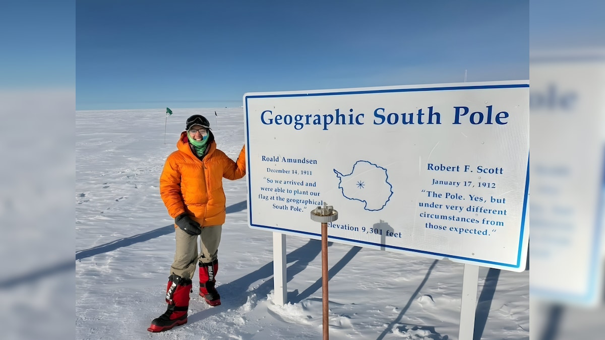 -30 डिग्री, बर्फीले तूफान और... नेवी अफसर की बेटी ने साउथ पोल पर रचा इतिहास