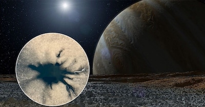 जुपिटर के चंद्रमा Europa पर दिखी विशालकाय 'मकड़ी' (Photo : NASA/Prof. Lauren Mc Keown)