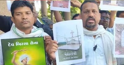 Tribal Community Protests Forced Conversions in Surat; Alleges Insult to Culture