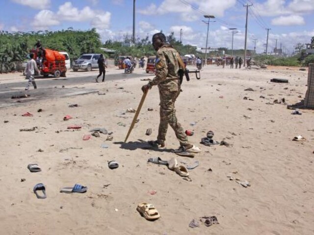 The heads of the worshipers were bowed in prayer, the suicide bomber entered the mosque with a bomb wrapped in it.