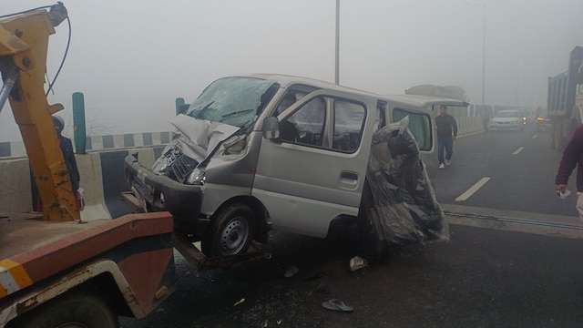हरियाणा में ‘फॉग’ चल रहा है! NH पर कईं गाड़ियां भिड़ीं, 1 की मौत, 13 घायल