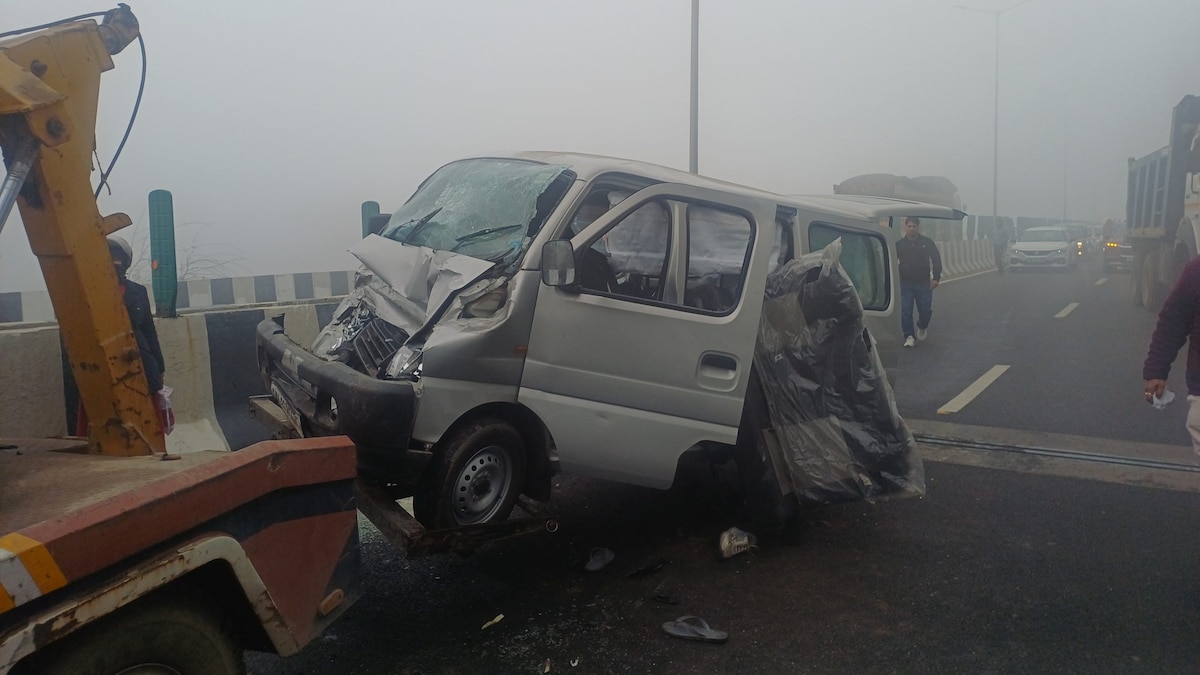 हरियाणा में ‘फॉग’ चल रहा है! NH पर कईं गाड़ियां भिड़ीं, 1 की मौत, 13 घायल