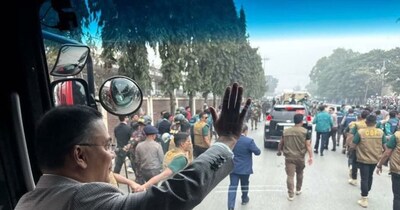 बीएनपी के कार्यवाहक अध्यक्ष तारिक रहमान ढाका लौटे (फोटो साभार-एक्स @KhanYusuf98)