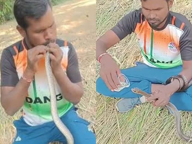 सांप की रुक गई दिल की धड़कन, लड़के ने CPR देकर बचा दी जान