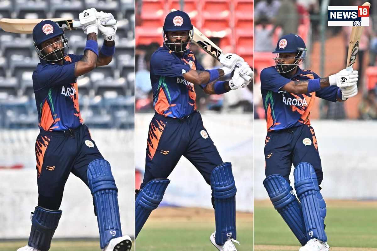 6, 6, 6... हार्दिक की यादगार वापसी, नाबाद 77 रन की पारी से बड़ौदा को जिताया