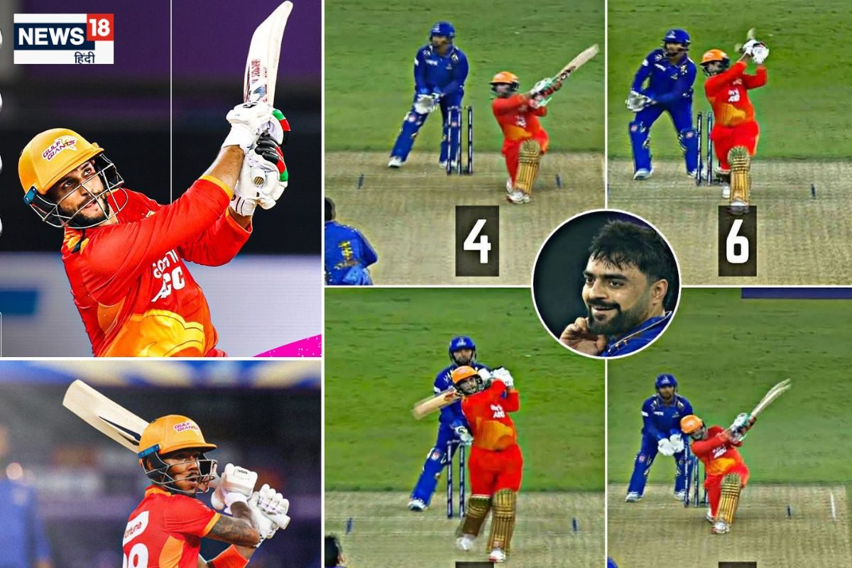 VIDEO: बाप के बाप... राशिद की ऐसी पिटाई नहीं देखी होगी, एक ओवर में लुटाए 23 रन