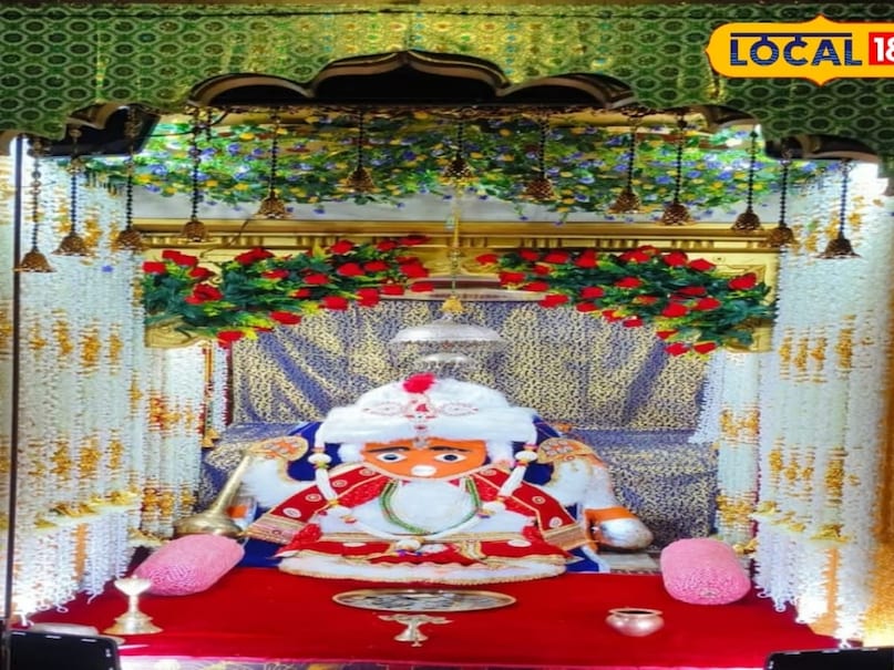 Local 18, Dausa News, Rajasthan News, Mehandipur Balaji, 5 hanuman mandir in dausa, Hanuman mandir in dausa, famous hanuman mandir, लोकल18, दौसा समाचार, राजस्थान समाचार, मेहंदीपुर बालाजी, दौसा में 5 हनुमान मंदिर, दौसा में हनुमान मंदिर, प्रसिद्ध हनुमान मंदिर