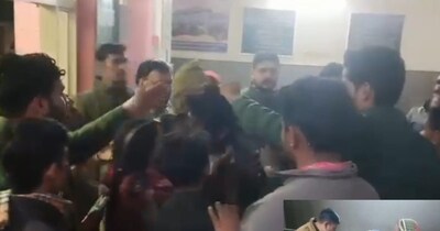 बीकानेर स्थित पीबीएम अस्पताल में डॉक्टर-मरीज के बीच मारपीट का वीडियो वायरल