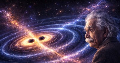 नई खेाज आइंस्टीन की जनरल रिलेटिविटी की थ्योरी को और मजबूत करती है. (AI से बनाई प्रतीकात्मक तस्वीर)