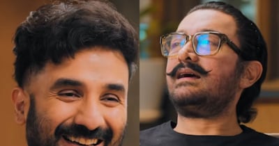 आमिर खान-वीर दास की फिल्म ‘हैप्पी पटेल’ को लेकर बढ़ा रोमांच (फोटो साभार: Instagram@aamirkhanproductions)