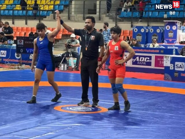 रेसलर अंतिम पंघाल बनीं नेशनल चैंपियन, हरियाणा ने टीम खिताब पर किया कब्जा