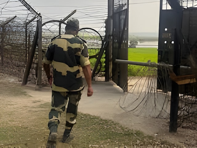 बांग्लादेश सीमा पर अचानक दिखी हलचल, खतरे में पड़ गई बीएसएफ जवान की जान