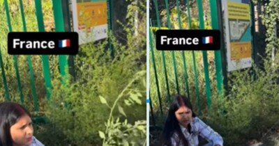 विदेश में भारत का जायका लेने का सोचकर ही खुश हो गई महिला (इमेज- सोशल मीडिया) 