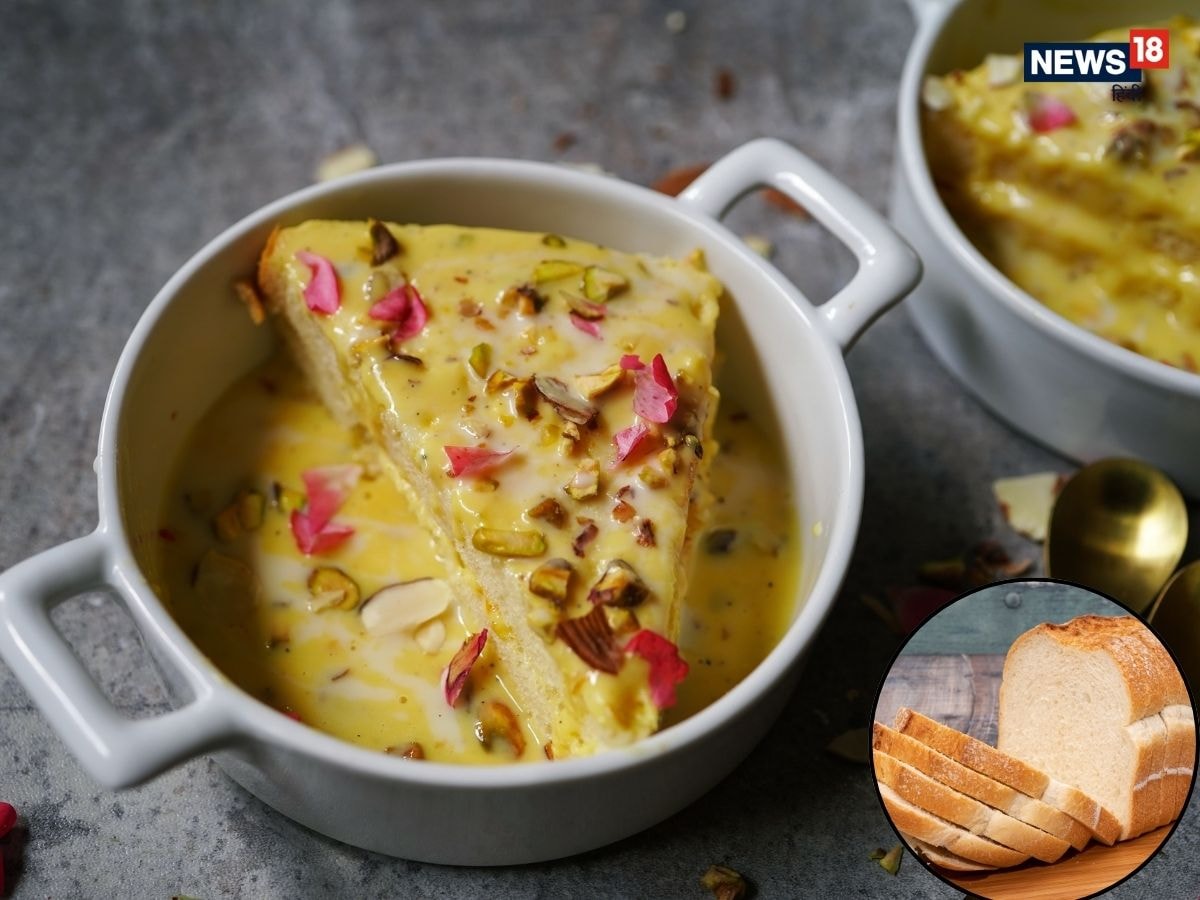 quick bread rasmalai recipe, instant winter dessert at home, healthy rasmalai without sugar, easy Indian sweet recipe in minutes, 