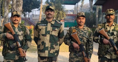 बीएसएफ ने एक ड्रोन और उसके साथ बंधे हेरोइन बरामद किए हैं.