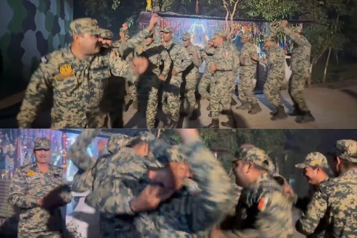 बॉर्डर से हैप्‍पी न्‍यू ईयर जवानों का भांगड़ा जम्मू में जश्न में डूबे जांबाज देखें जोश-VIDEO