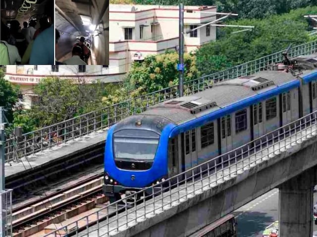 अरे, ये क्या हुआ? सुबह-सुबह टनल में फंसी मेट्रो, सुरंग के भीतर पैदल चल निकले