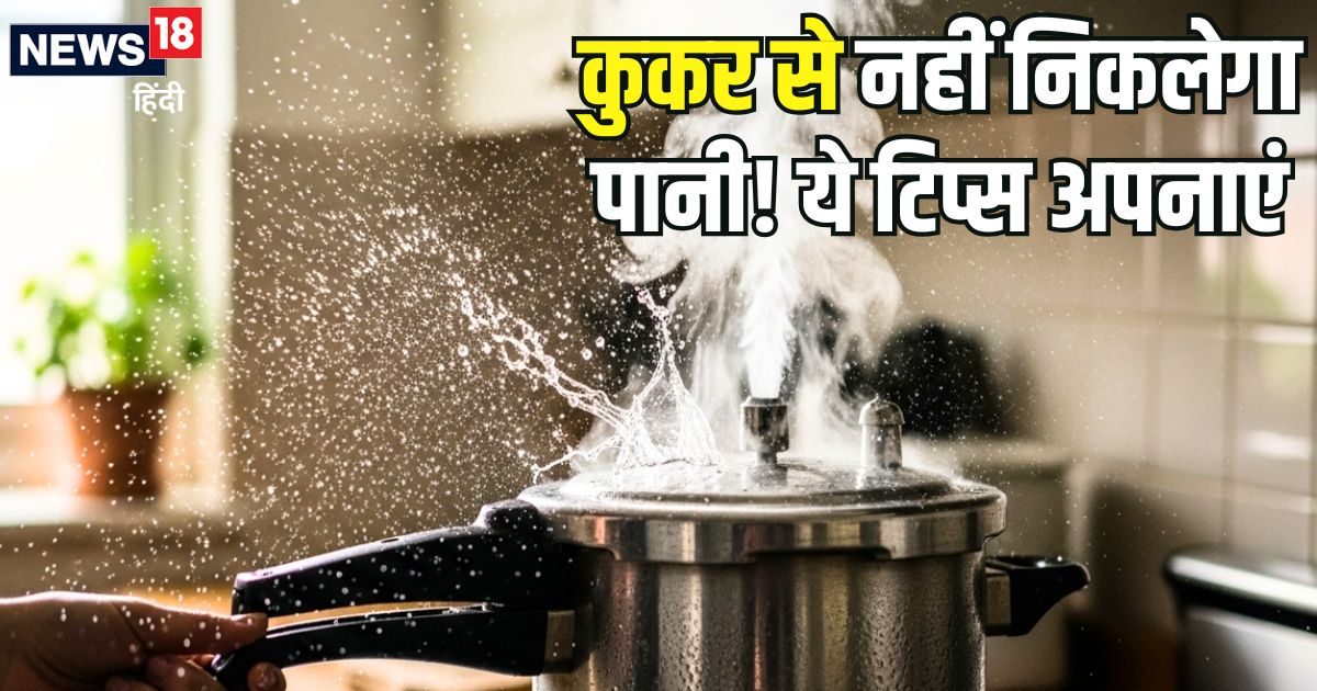 सीटी लगाते वक्त कुकर से बाहर आ रहा है पानी? तुरंत अपनाएं ये 5 आसान टिप्स