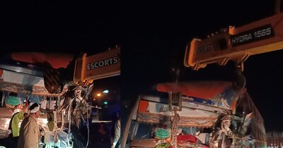 सीकर फतेहपुर बस–ट्रक हादसा: 3 मौत, 30 घायल