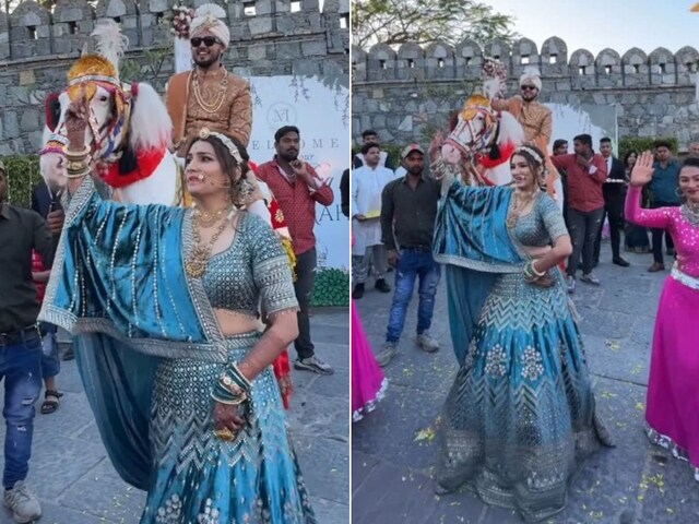 देवर की बारात में जमकर नाची भाभी, घोड़ी पर झूमता दिखा दूल्हा!