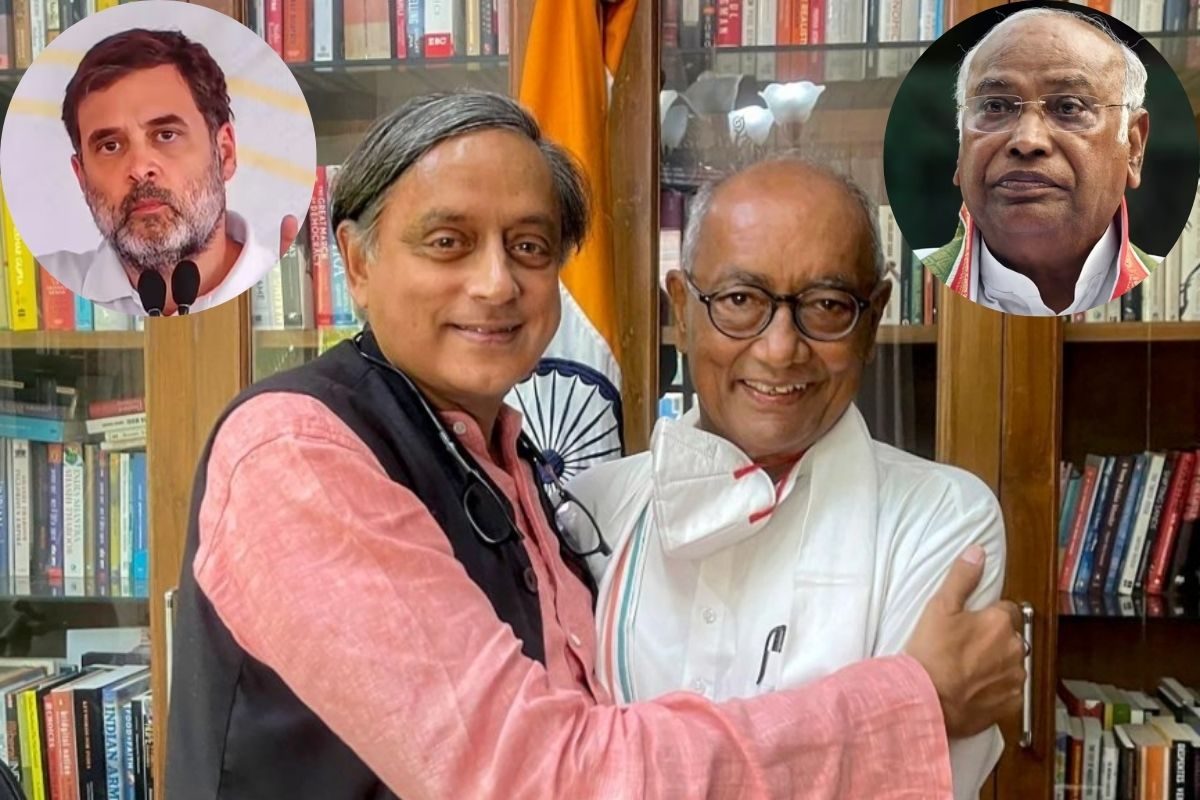 Live:दिग्विजय के साथ आए शशि थरूर क्या कांग्रेस में एक्टिव हुआ एंटी गांधी गुट