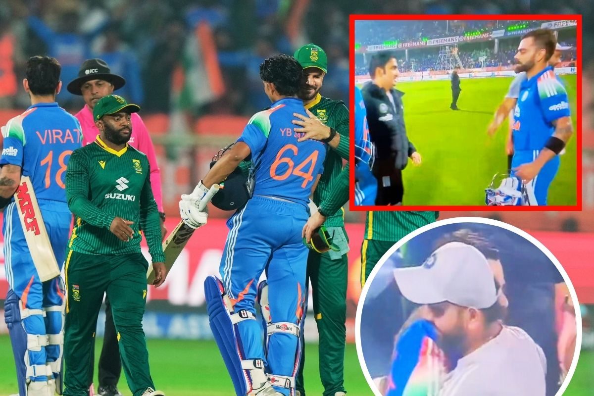 रोहित को कोहली ने लगाया गले, गंभीर के हाथ बढ़ाने पर जो किया वो देखने लायक था