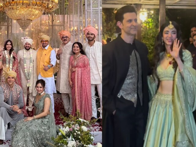 भाई ईशान की शादी में दोनों बेटों संग पहुंचे ऋतिक रोशन, एक्स सुजैन भी आईं नजर