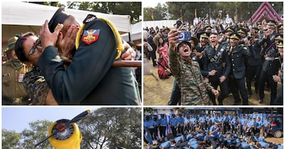 सेना-IAF को मिली नई लीडरशिप, IMA-AFA में पासिंग आउट परेड, फूल बरसे.