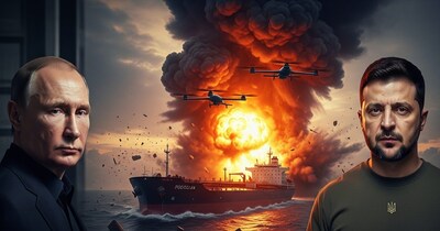 रूस के शेडो फ्लीट पर हमला हुआ है.