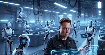 Elon Musk Reveals AI Robots Will Shatter Job Market, Make Work Optional in 20 Years on Podcast
