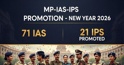 MP's New Year Bonanza: 90+ IAS-IPS Officers Get Promotions!
