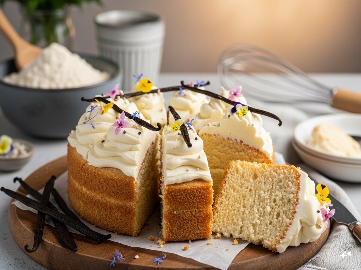 Gluten-free vanilla cake recipe Gluten-free vanilla cake recipe