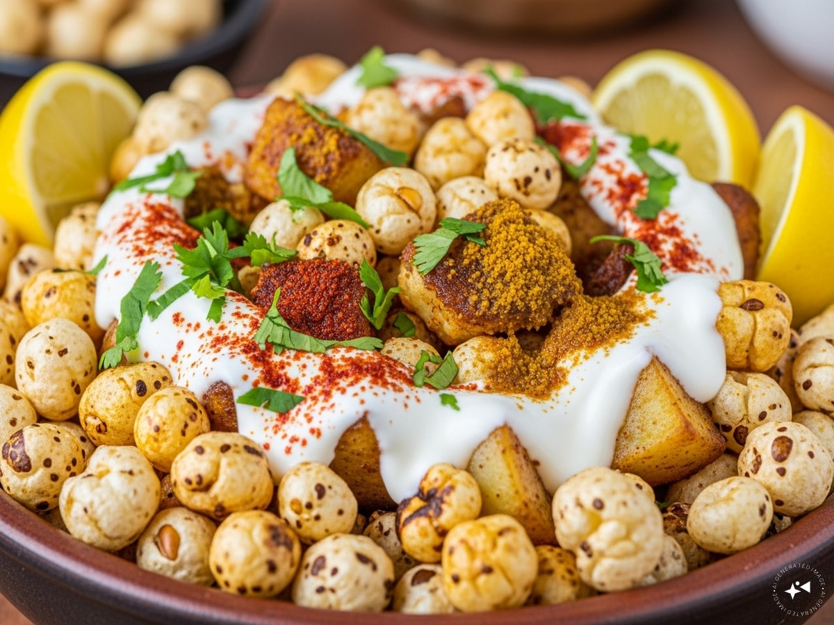 Makhana Aloo Chaat Recipe