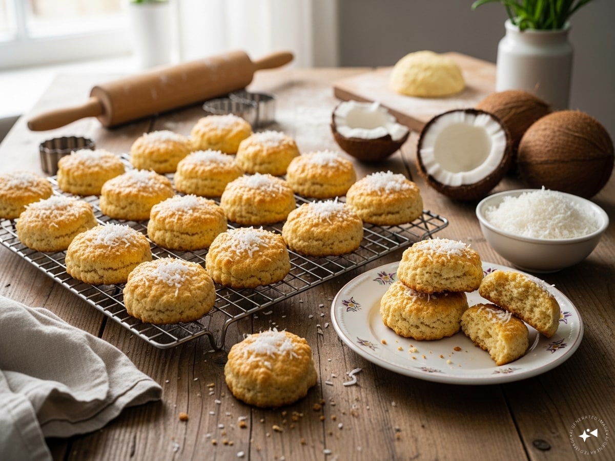 Homemade coconut biscuit recipe Homemade coconut biscuit recipe