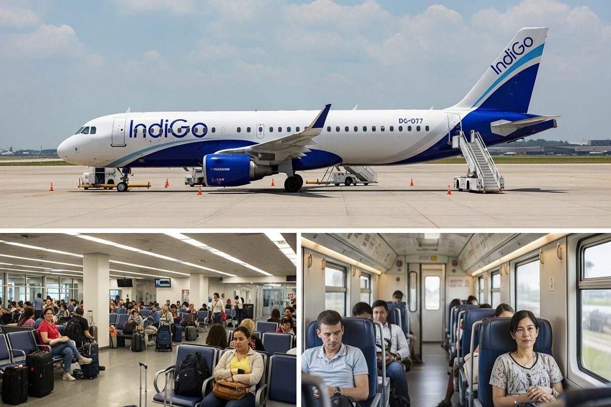 इंडिगो क्राइसिस पर रेलवे का बड़ा फैसलाआ गयीं कई शहरों के लिए स्‍पेशल ट्रेन