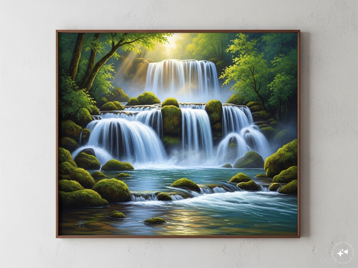 Waterfall painting Vastu Waterfall painting Vastu