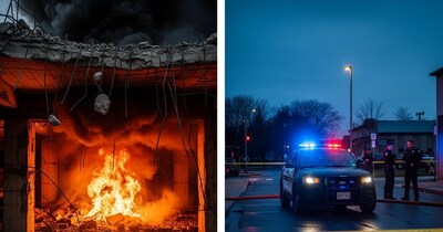 अमेरिका में दोहरी त्रासदी: पुलिसकर्मी शहीद, नर्सिंग होम ब्लास्ट में 2 की मौत.